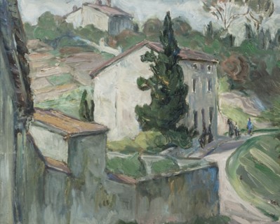 The Red Roofs. Study from the South of France, 1927. Creator: Anna Katarina Boberg.
