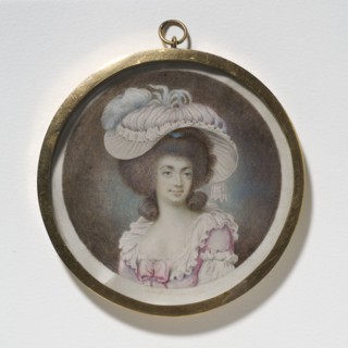 Unknown woman, possibly the artist's future wife Ulrika Maria Stahlberg, died 1797, 1786. Creator: Arvid Lundback.