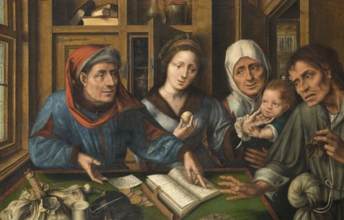 The Rent Receiver's Office, 1514. Creator: Jan Massys.