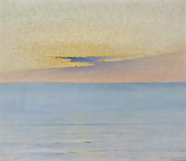 Sea in Sunset. Creator: August Hagborg.