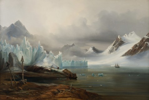 View from Spitzbergen. Creator: Auguste Etienne Francois Mayer.