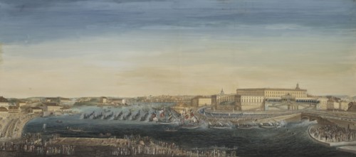The Acclamation of King Carl XIV Johan of Sweden, 1818. Creator: Axel Fredrik Cederholm.