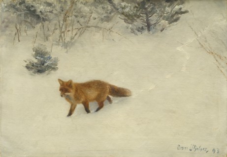 The Fox, 1893. Creator: Bruno Liljefors.