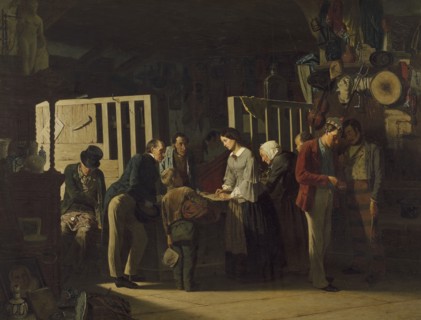 The Pawn Shop II, 1859. Creator: Carl Henrik Unker.