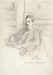 Portait of Thorsten Laurin, 1908. Creator: Carl Larsson.