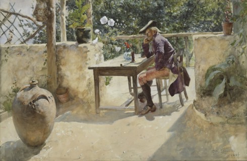 The Vine, 1884. Creator: Carl Larsson.