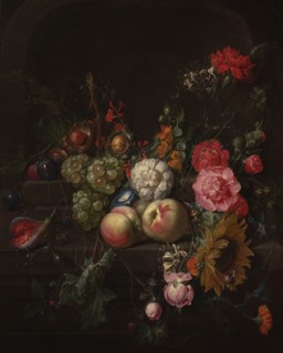 Still Life with Flowers and Fruit. Creator: Cornelis de Heem.