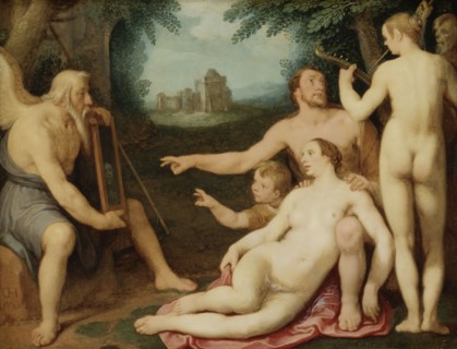 The Mirror of Time, 1628. Creator: Cornelis Cornelisz van Haarlem.