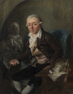 Portrait of a Gentleman, c18th century. Creator: Elias Martin.