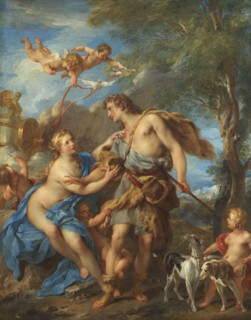Venus and Adonis, 1729. Creator: Francois Lemoyne.