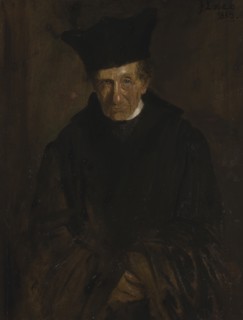 The Theologian Ignaz von Döllinger, 1883. Creator: Franz von Lenbach.