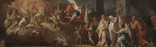 The Adoration of the Lamb. Study, early-mid 18th century. Creator: Gaspare Diziani.