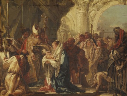 The Presentation in the Temple, late 18th century. Creator: Giovanni Domenico Tiepolo.