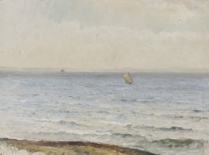 The Sound. Motif from Ven, 1892. Creator: Gustaf Rydberg.