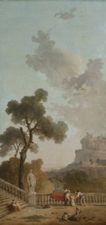 View from a Terrace, 1799. Creator: Hubert Robert.