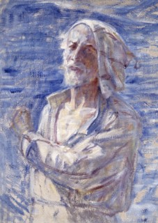 Self portrait, 1918. Creator: Johan Axel Gustav Acke.