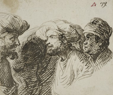 Study of heads with turbans. Creator: Jacob Symonsz. Pynas.