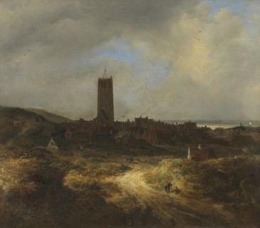 View of Egmond aan Zee,  c.1648. Creator: Jacob van Ruisdael.