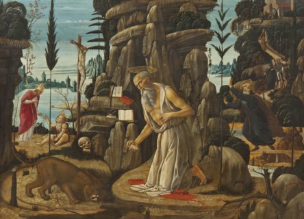 The Penitent St Jerome. Creator: Jacopo del Sellaio.