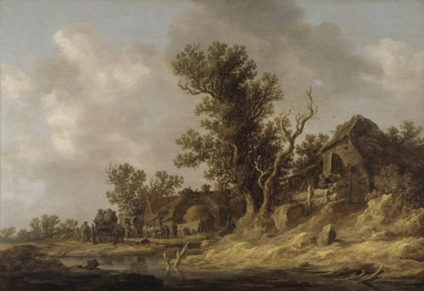 Resting at a Tavern. Creator: Jan van Goyen.