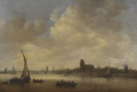 View from Dordrecht, 1655. Creator: Jan van Goyen.