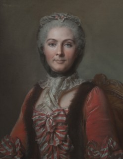 Unknown woman, called Marie Baudard de Sainte-James (1742-1782), married to Jean-Maurice..., 1761. Creator: Jean Valade.