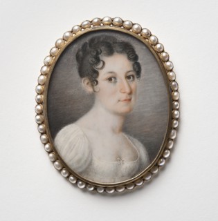 Unknown young lady, c1800. Creator: Johan Gustaf Hofvenskold.