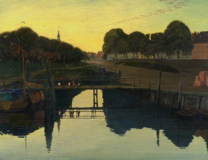 Summer night at Tönning, 1893. Creator: Johan Rohde.