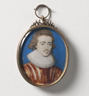 Unknown man Possible member of the Cavendish family, c17th century. Creator: John Hoskins I.