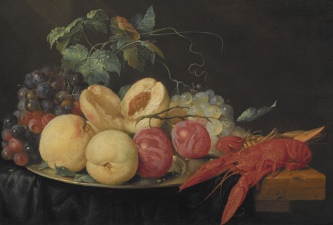 Still Life with Fruit and Boiled Crayfish. Creator: Joris van Son.