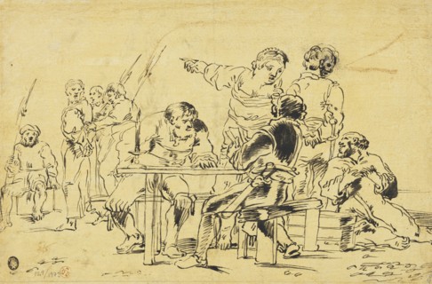 Peter denies Christ. Creator: Leonard Bramer.
