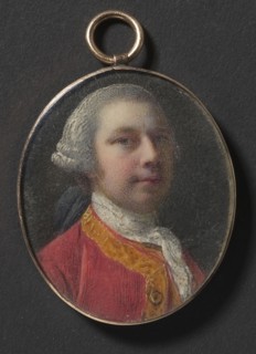 Self-portrait of the artist, 1763. Creator: Nathaniel Hone.