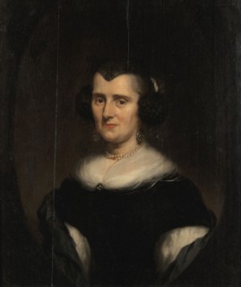 Bust-Length Portrait of a Middle-Aged Woman, 1670s. Creator: Nicolaes Maes.