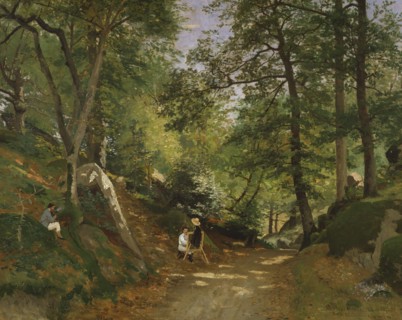 Summer Landscape near Fontainebleau, 1876. Creator: Oscar Torna.