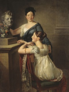 The Demoiselles Charlotte Jeanette and Anne Sofie Laurent, 1815. Creator: Per Krafft the Younger.