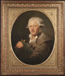 Self portrait, c1780 Creator: Peter Adolf Hall.