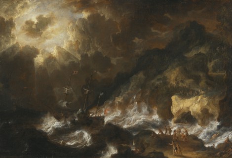 Shipwreck, 1692. Creator: Peter van de Velde.