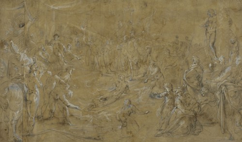 he Martyrdom of St Lawrence. Creator: Pieter Cornelisz. van Rijck.