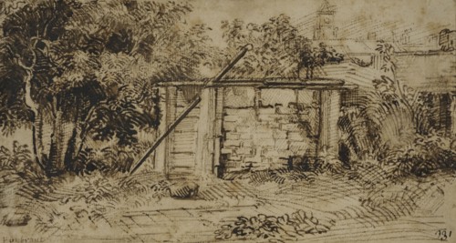 Trees and buildings. Creator: Pieter de With.