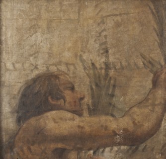 Detail of the vault of the Chapel of St Sebastian. Creator: Pietro da Cortona.