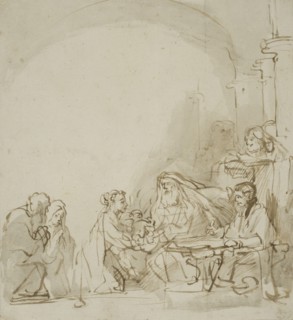 The presentation in the temple. Creator: Rembrandt Harmensz van Rijn.