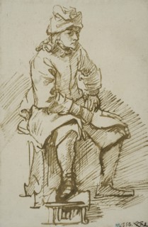 Seated youth. Creator: Rembrandt Harmensz van Rijn.