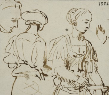 Two studies of one woman. Creator: Rembrandt Harmensz van Rijn.