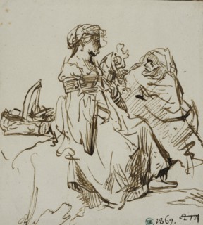 Vertumnus and Pomona. Creator: Rembrandt Harmensz van Rijn.