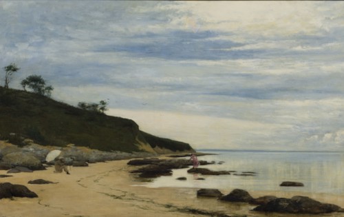 Plein Air-Painter at the Coast, 1881. Creator: Robert Thegerstrom.