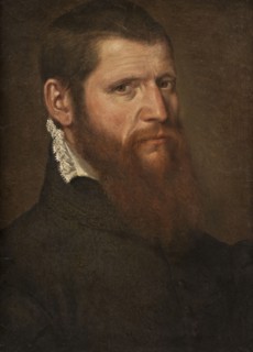Portrait of a Man in Black, unknown date. Creator: Anon.