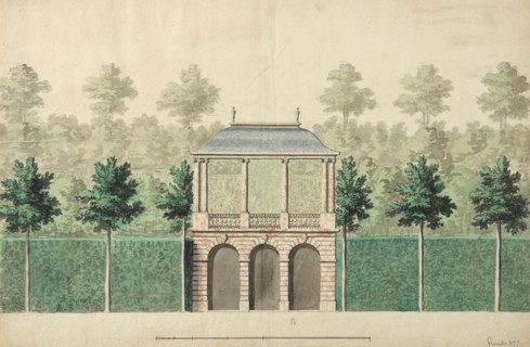 Garden pavilion in Meudon. Creator: Unknown.