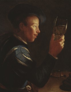 Young Man with a Glass Goblet, c1600s. Creator: Willem Willemsz. van der Vliet.