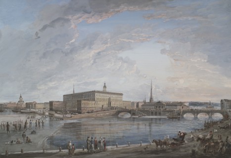 View of Stockholm, c18th century. Creator: Elias Martin.