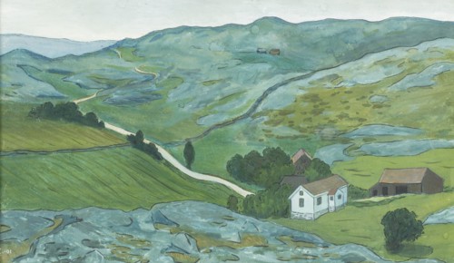 Waste Land, 1901. Creator: Ivar Arosenius.